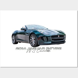 2014 Jaguar F-Type V8 S Convertible Posters and Art